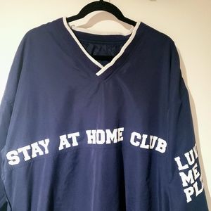 Navy Windbreaker by ๐๐๐ผ ๐๐ฃ ๐๐ค๐ช๐ง